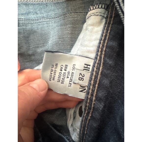 Hudson Jeans Beth Midrise Baby Bootcut Dark Wash Women’s Size 26 Made in USA - Picture 6 of 9